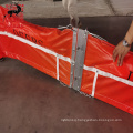 Eco friendly foam filled oil containment floating barrier